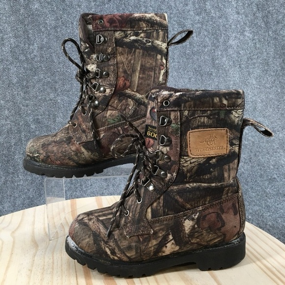 Winchester Boots  Mid Calf Combat Camouflage size 8.5 men’s G9 main image 4